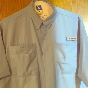 Columbia button up shirt size large